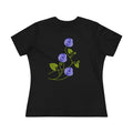 Women's Premium Tee - Blue Flowers Design - DipaliZ