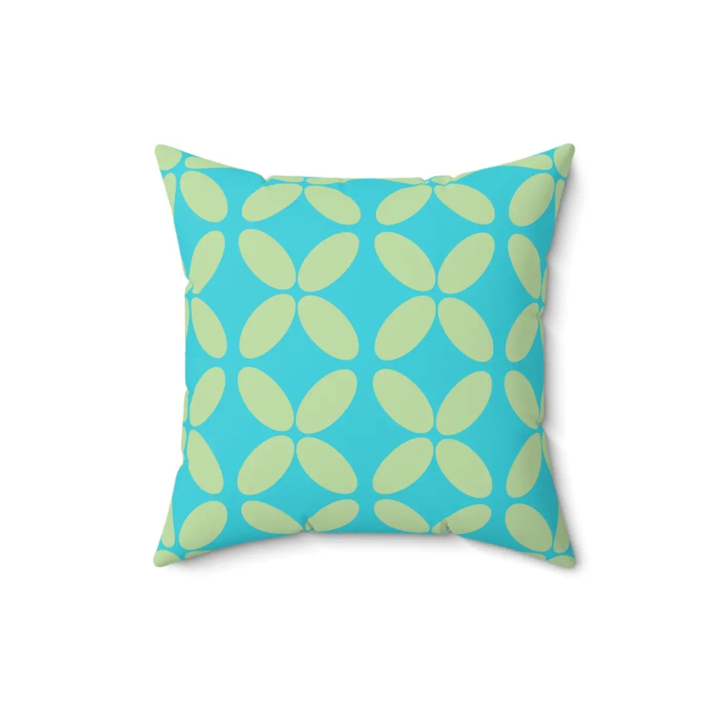 Green Abstract Pattern Polyester Square Pillow - Home Decor - DipaliZ
