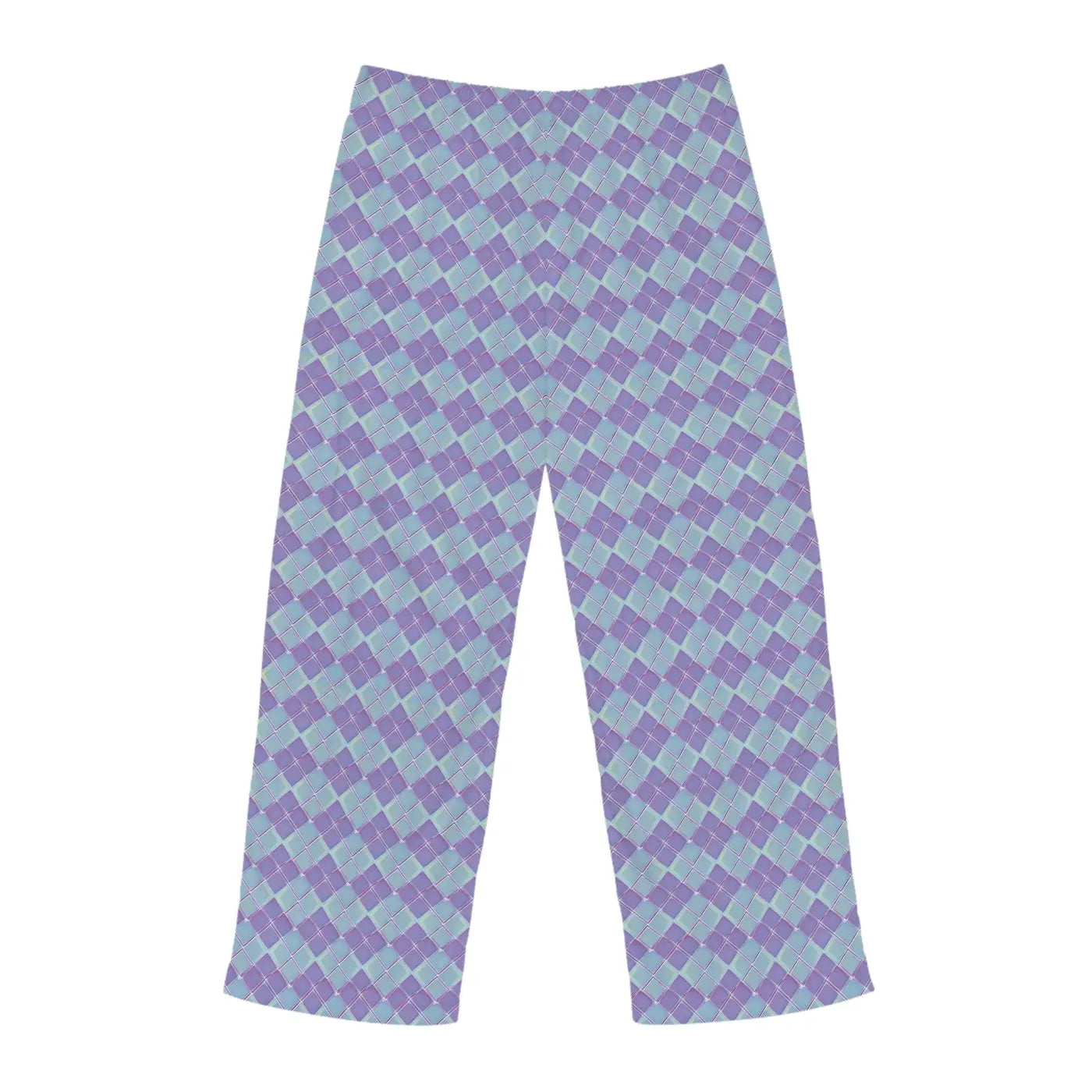 Abstract Blue and Purple Pajama Pants - Lounge Style - DipaliZ