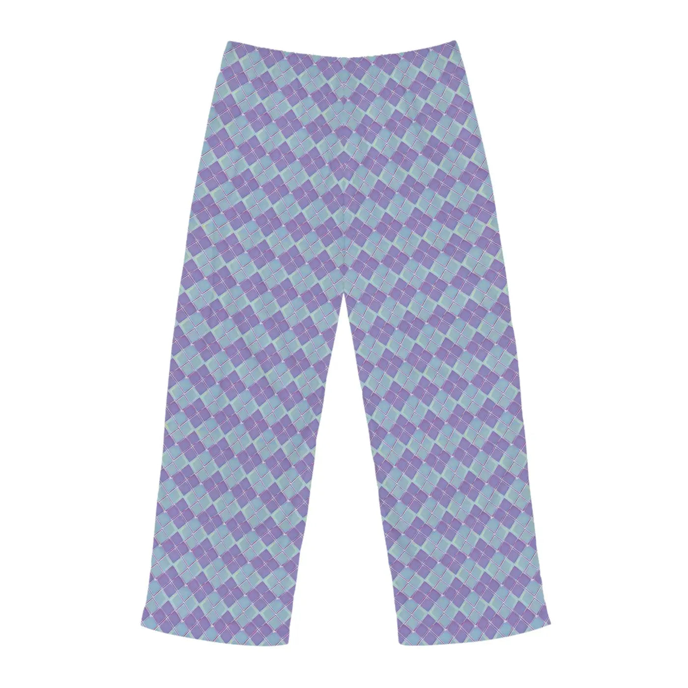 Abstract Blue and Purple Pajama Pants - Lounge Style - DipaliZ