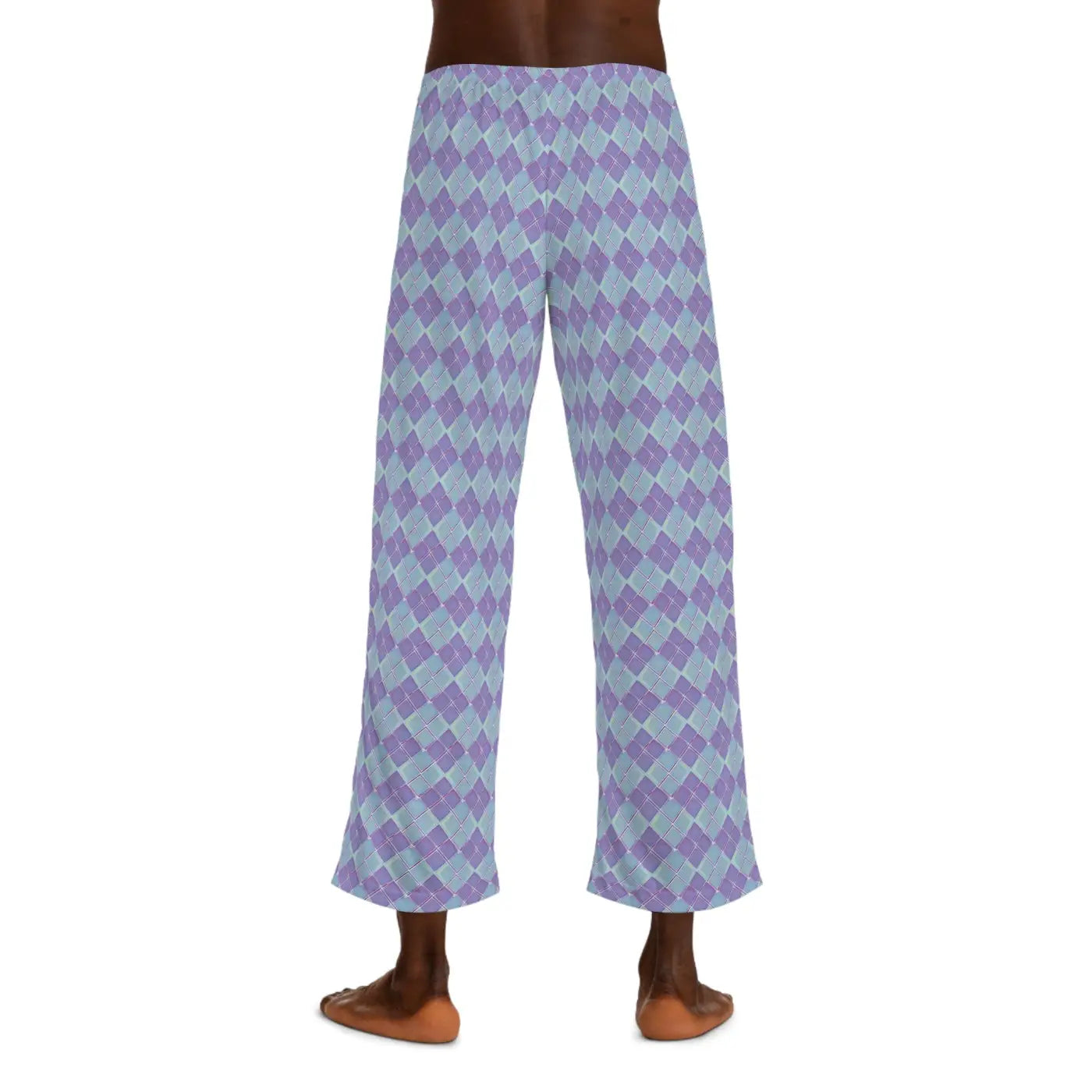 Abstract Blue and Purple Pajama Pants - Lounge Style - DipaliZ