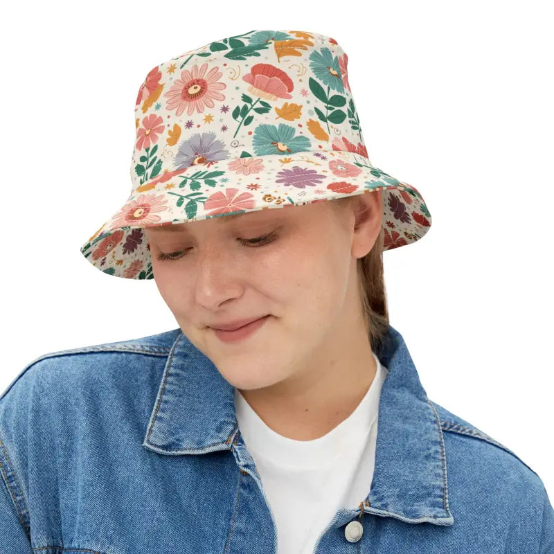 Bold Bucket Hat - Eye-Catching Polyester Style - DipaliZ