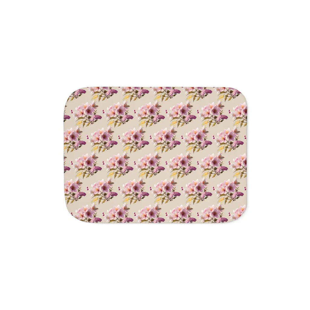 Sherpa Blanket Two Colors - Floral Cozy Comfort - DipaliZ
