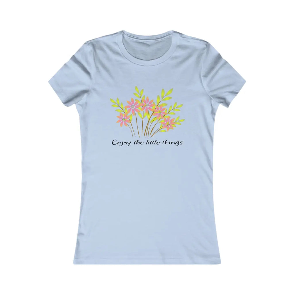 Women's Favorite Tee - Bunch of Flowers Design - DipaliZ