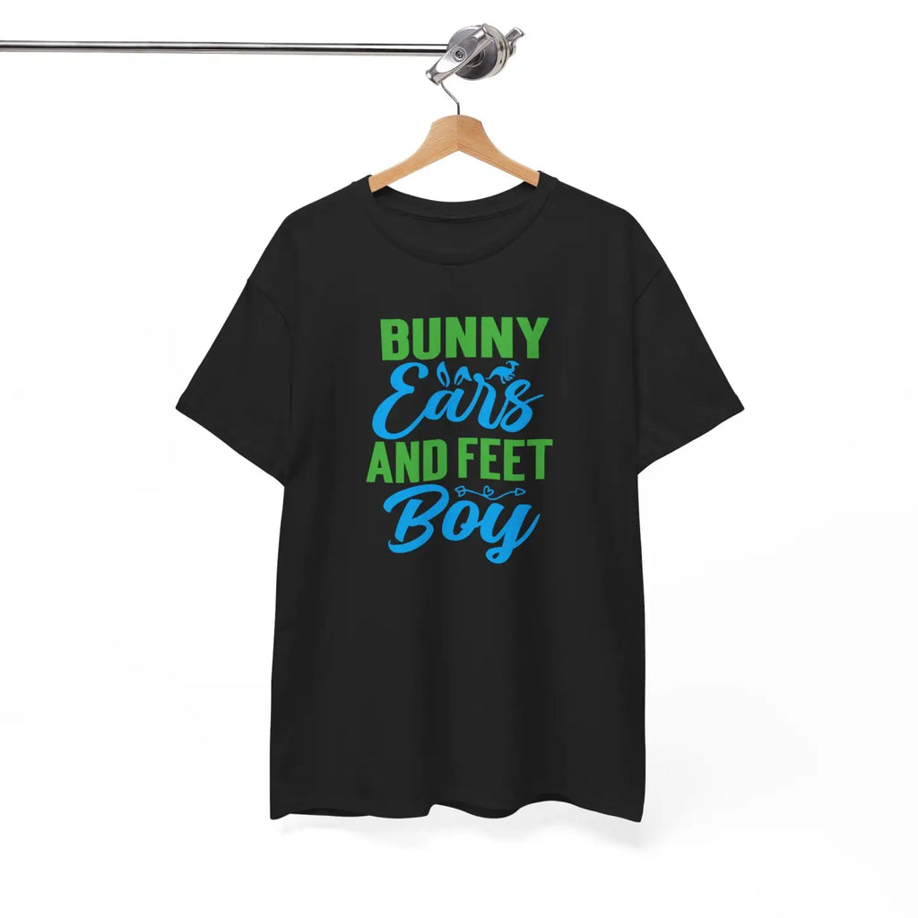 Unisex Deluxe Bunny Ears T Shirt - Easter Heavy Cotton - DipaliZ