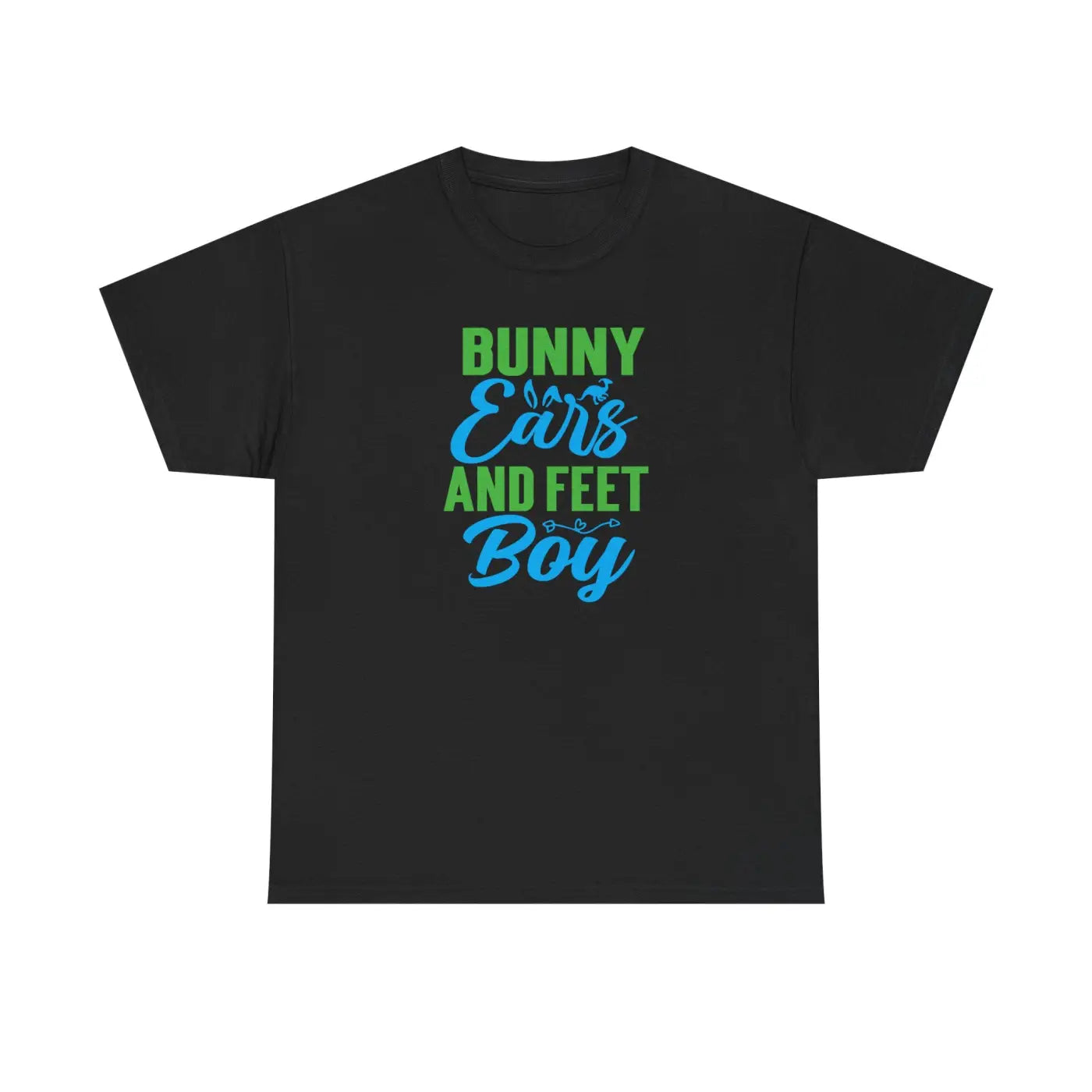 Unisex Deluxe Bunny Ears T Shirt - Easter Heavy Cotton - DipaliZ