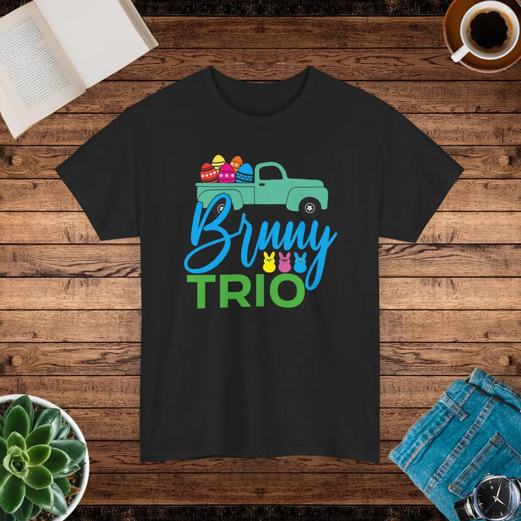 Bunny Trio Unisex Deluxe T Shirt - Heavy Cotton - DipaliZ