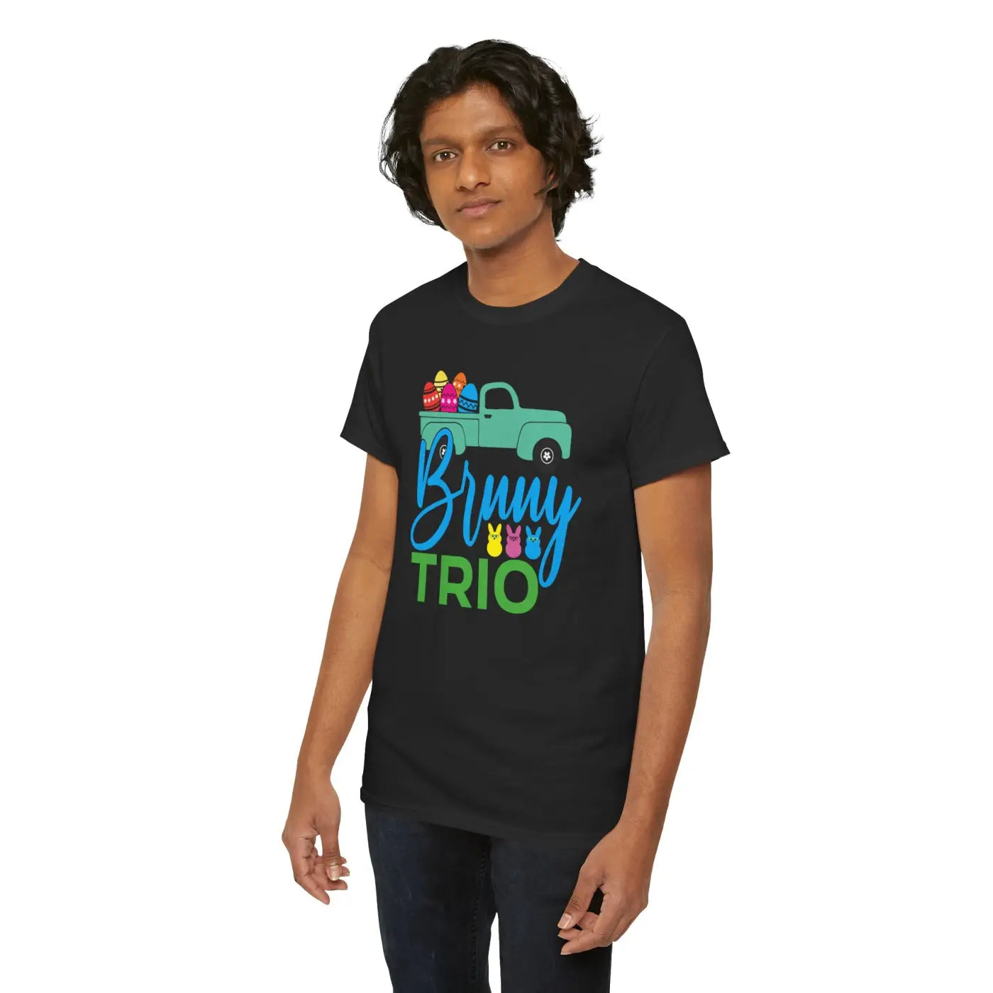 Bunny Trio Unisex Deluxe T Shirt - Heavy Cotton - DipaliZ