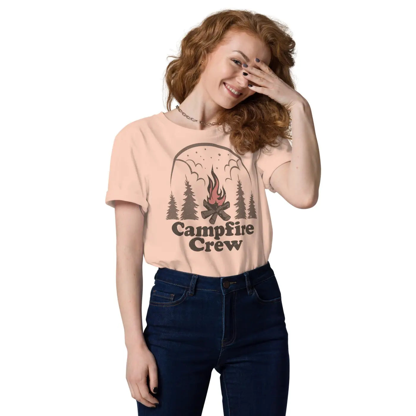 Campfire Crew Unisex Organic Cotton T Shirt - Eco-Chic - DipaliZ