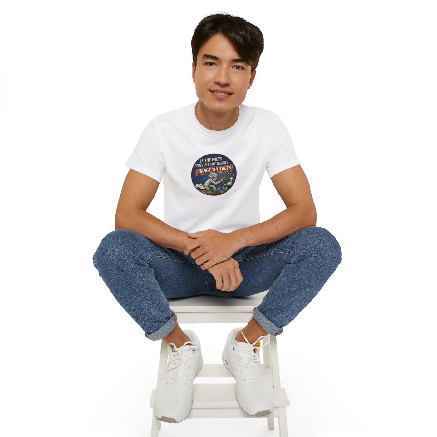 Science Tee - The Theory Changes The Facts Ultra Cotton - DipaliZ