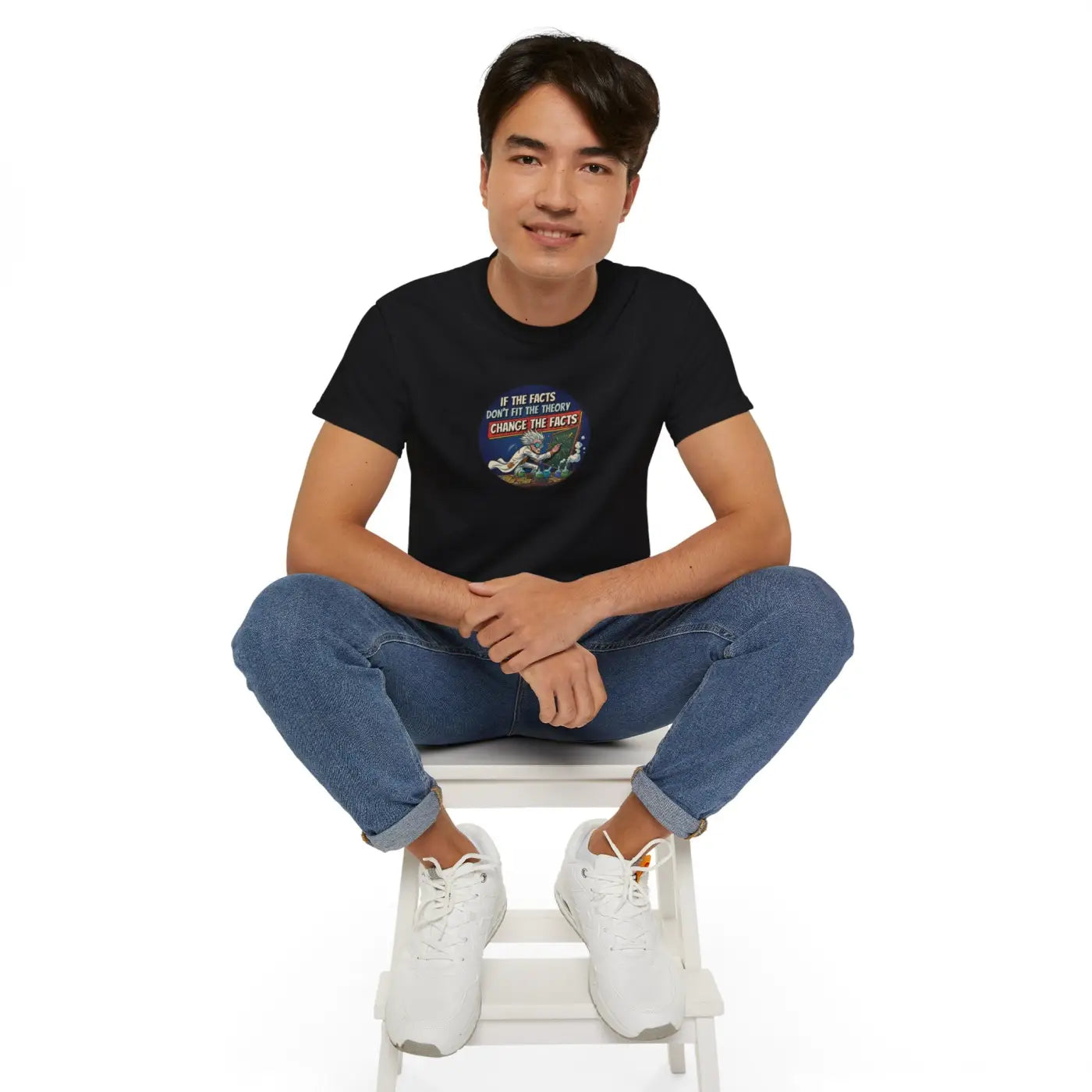 Science Tee - The Theory Changes The Facts Ultra Cotton - DipaliZ