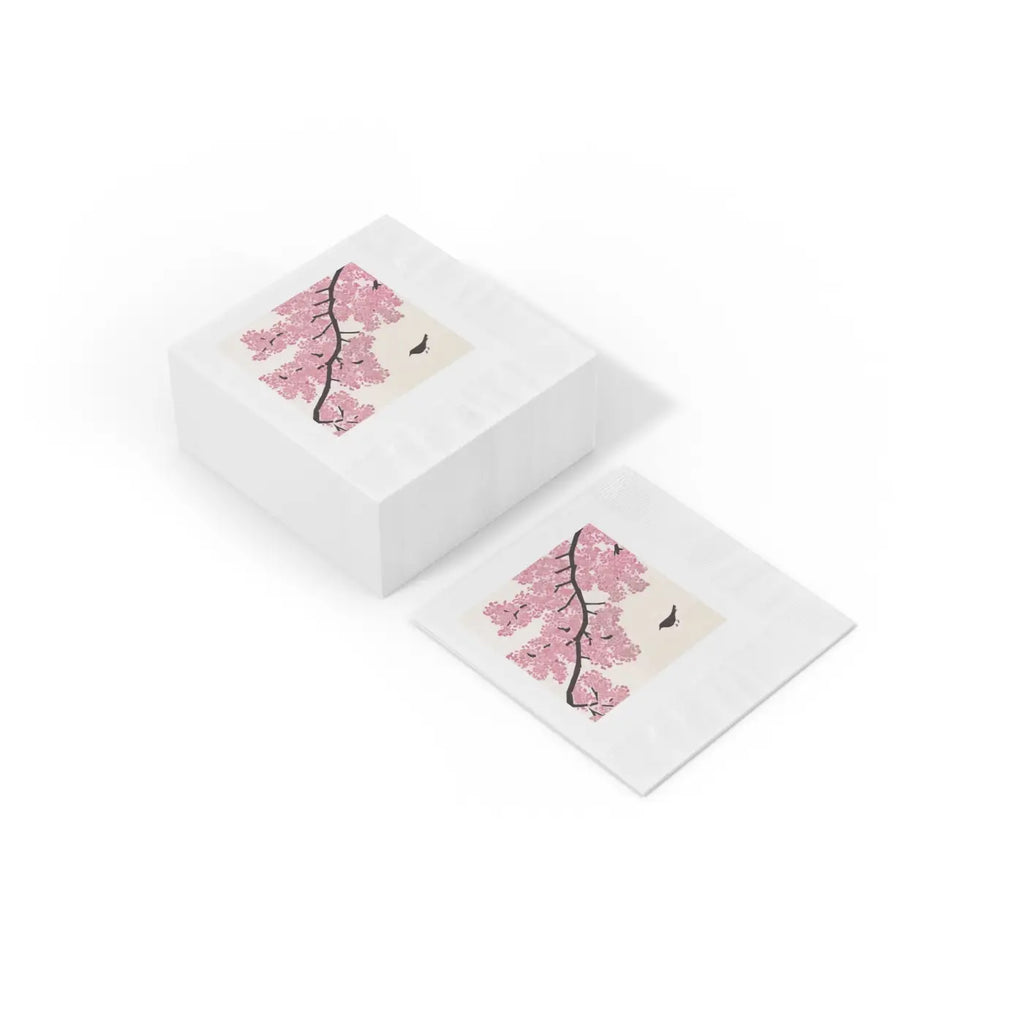 White Coined Napkins - Elegant Party Essential - DipaliZ