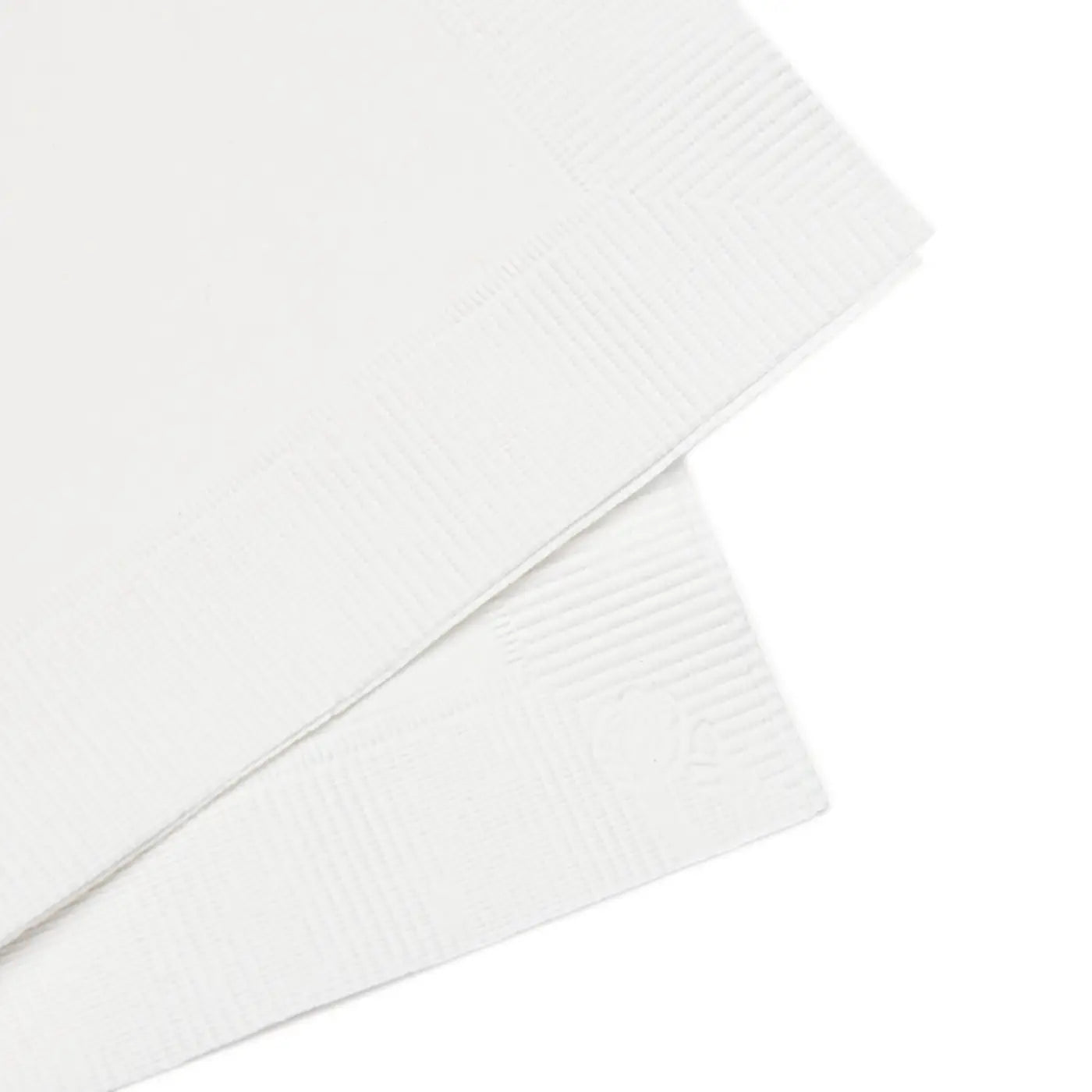 White Coined Napkins - Elegant Party Essential - DipaliZ