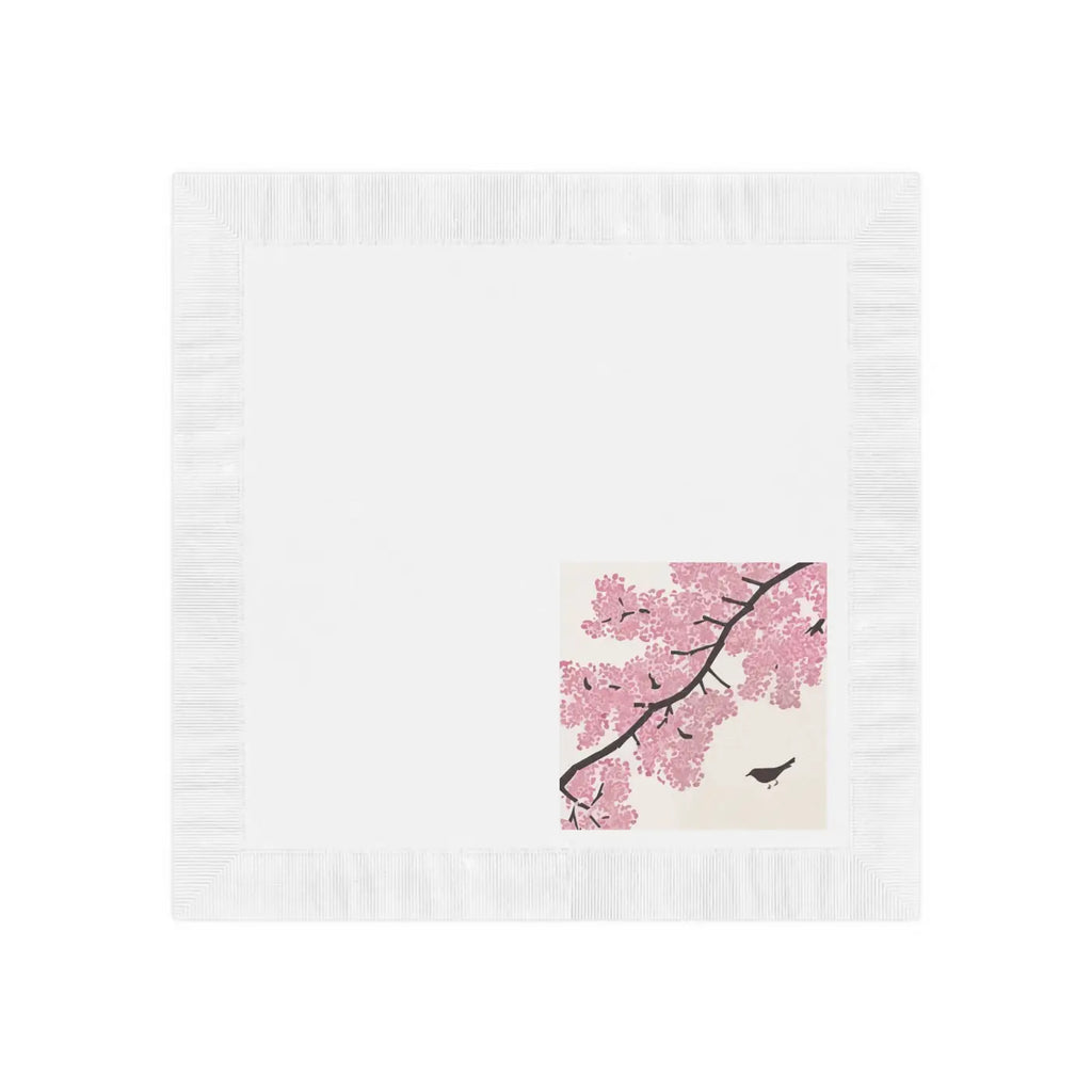 White Coined Napkins - Elegant Party Essential - DipaliZ