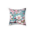 Cherry Blossom Floral Throw Pillow - Cozy Home Decor - DipaliZ