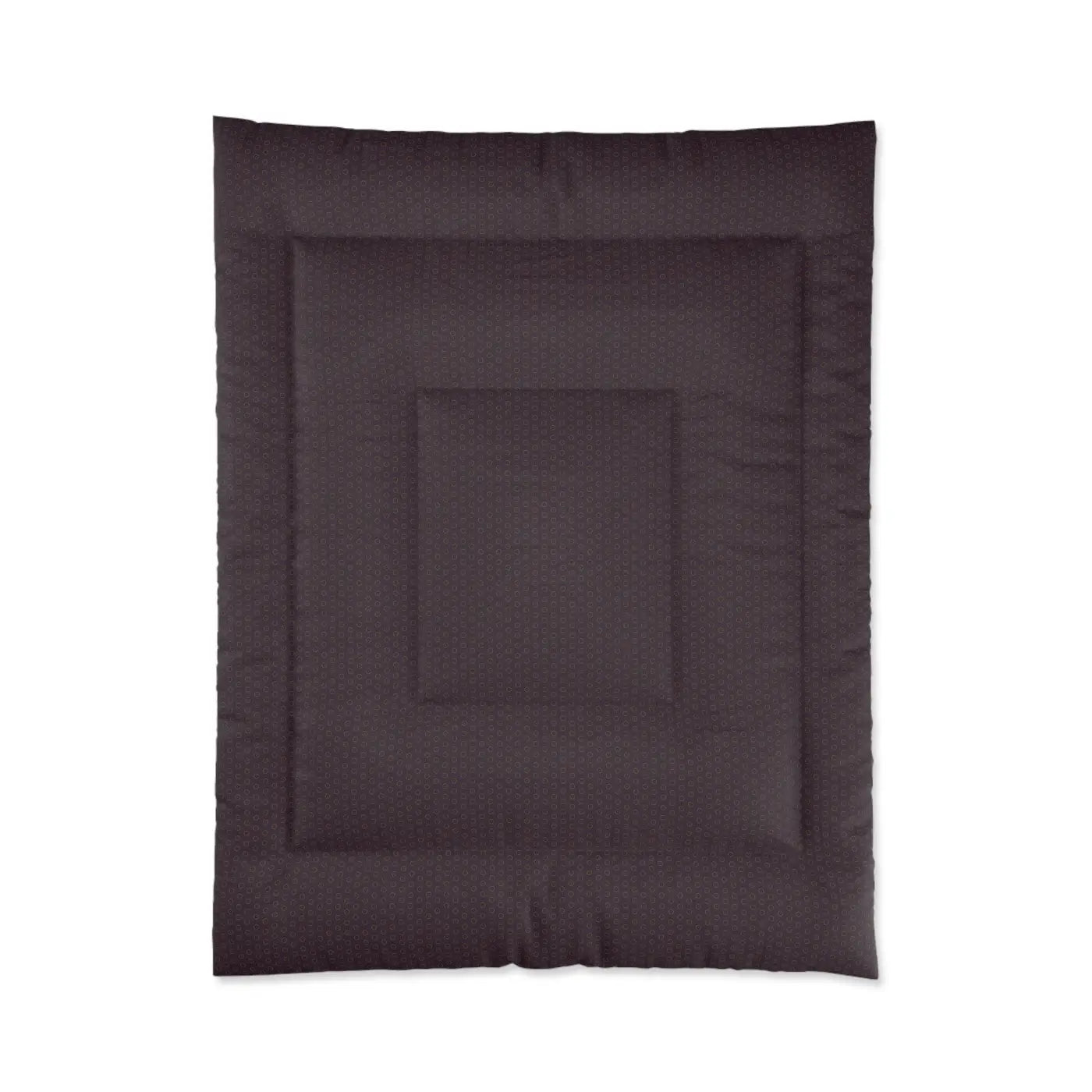 Chocolate Brown Abstract Pattern Polyester Comforter - DipaliZ