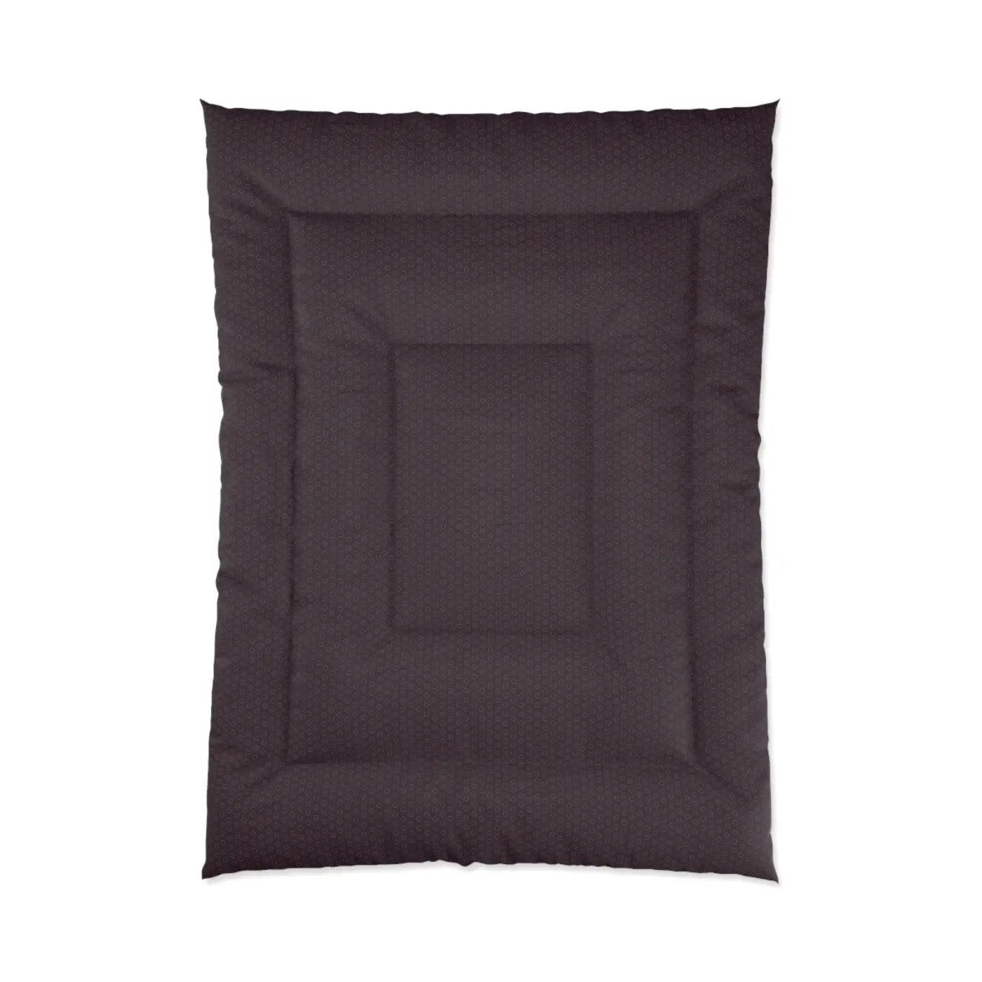 Chocolate Brown Abstract Pattern Polyester Comforter - DipaliZ