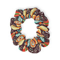 Custom Scrunchie - Colorful Birds Stylish Hair Accessory - DipaliZ