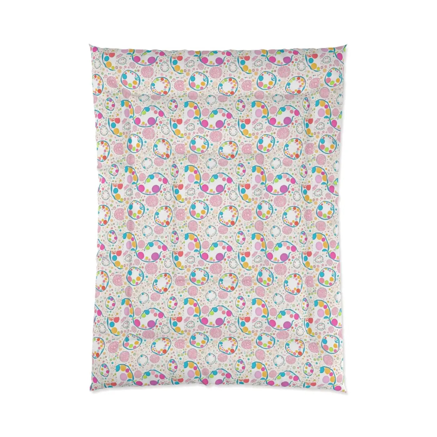 Colorful Circles Comforter - Polyester Bedding - DipaliZ