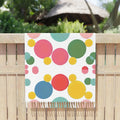 Boho Beach Cloth - Colorful Dots Design - DipaliZ