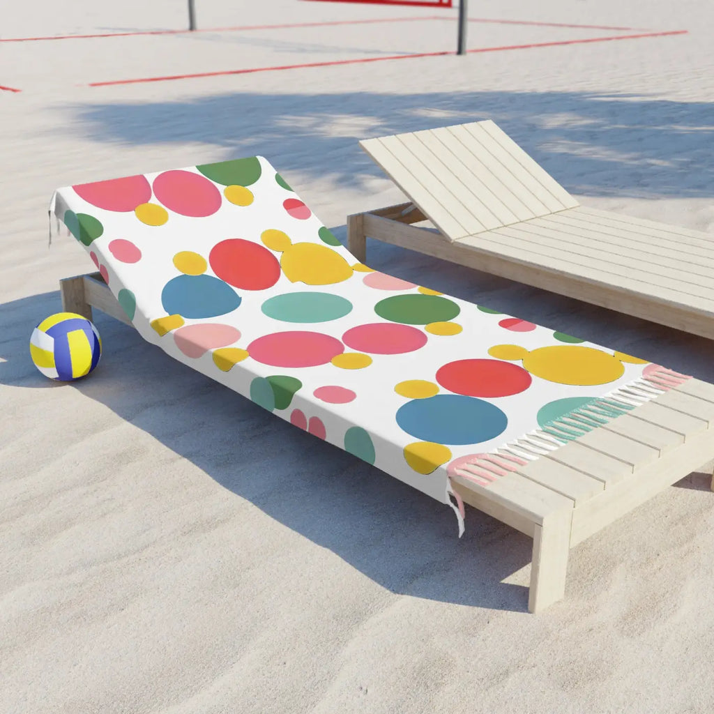 Boho Beach Cloth - Colorful Dots Design - DipaliZ