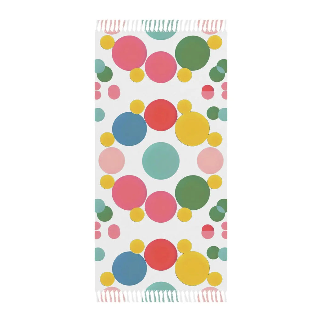 Boho Beach Cloth - Colorful Dots Design - DipaliZ