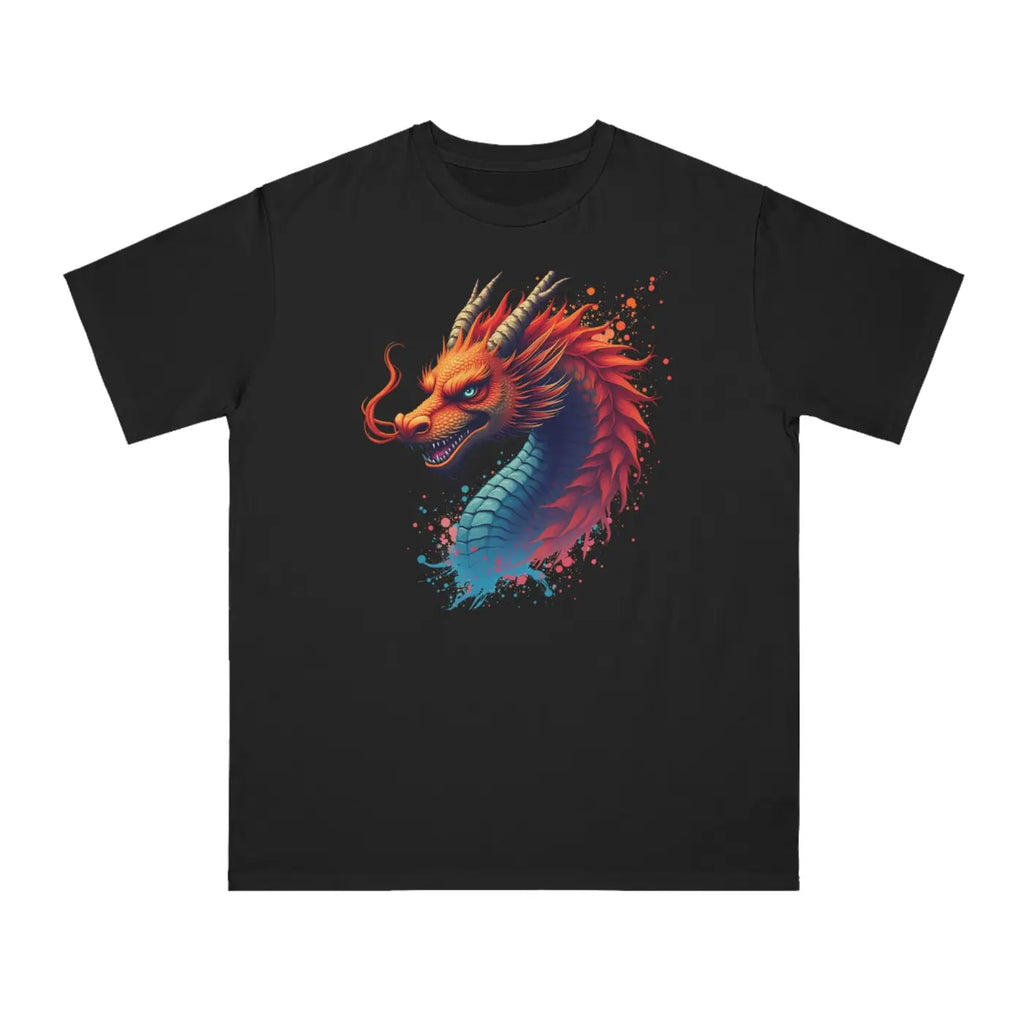 Colorful Dragon Classic T Shirt - Bold Cotton Tee - DipaliZ