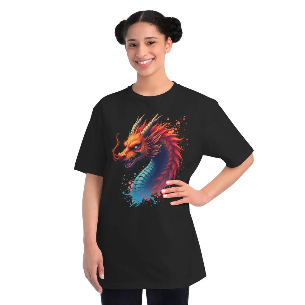Colorful Dragon Classic T Shirt - Bold Cotton Tee - DipaliZ