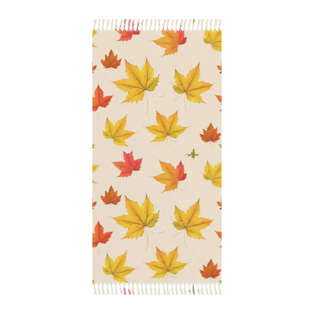 Boho Beach Cloth - Colorful Fall Foliage Design - DipaliZ