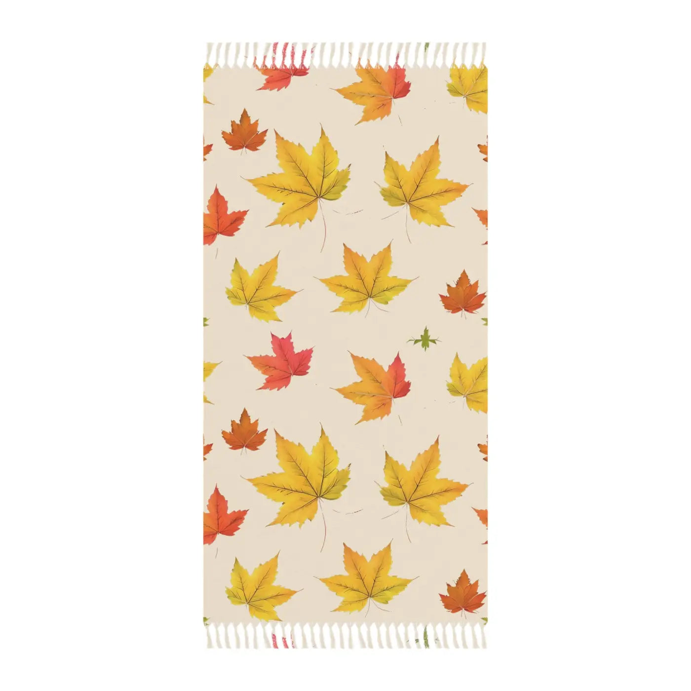 Boho Beach Cloth - Colorful Fall Foliage Design - DipaliZ