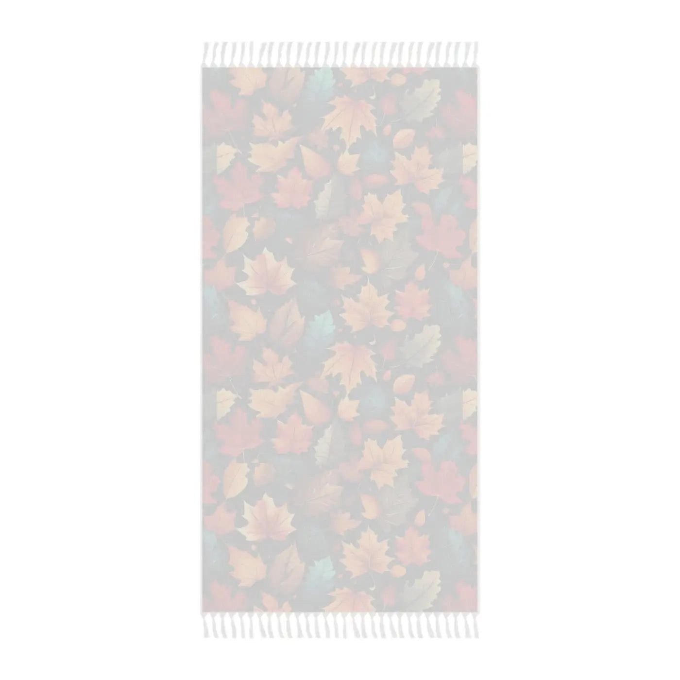 Colorful Fall Foliage Boho Beach Towel - Seasonal Style - DipaliZ