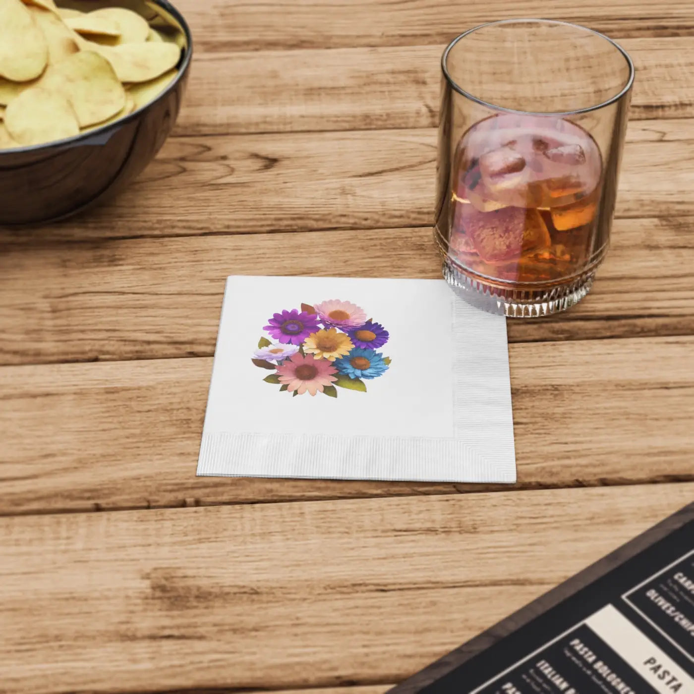 White Coined Napkins - Eco-Friendly Table Elegance - DipaliZ