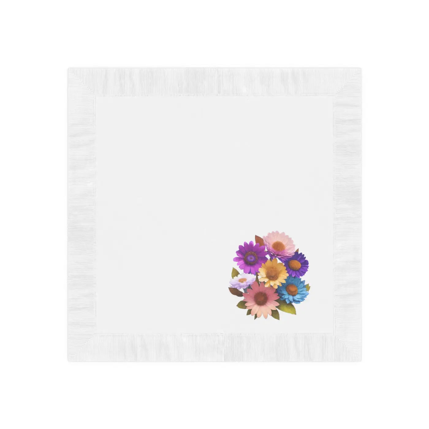 White Coined Napkins - Eco-Friendly Table Elegance - DipaliZ