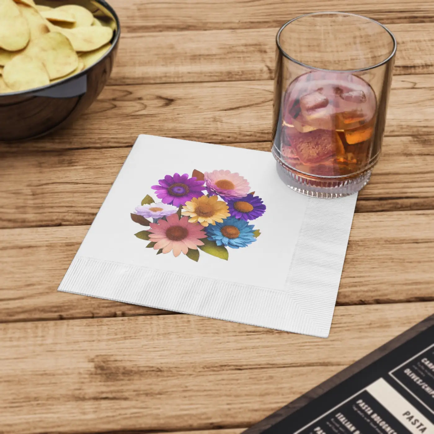 White Coined Napkins - Eco-Friendly Table Elegance - DipaliZ