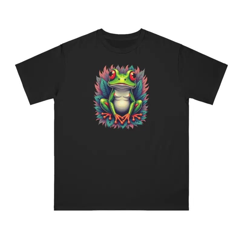 Colorful Frog Organic Unisex Classic T Shirt - Soft Cotton - DipaliZ