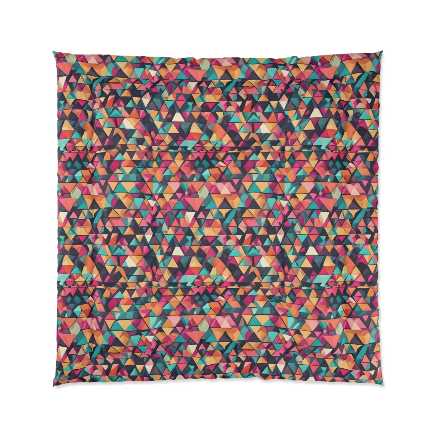 Geometric Abstract Polyester Comforter - Colorful Pattern - DipaliZ