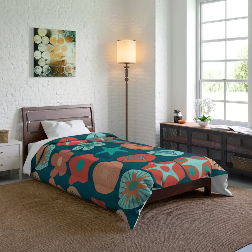 Vibrant Comforter - Colorful Geometrical Pattern - DipaliZ