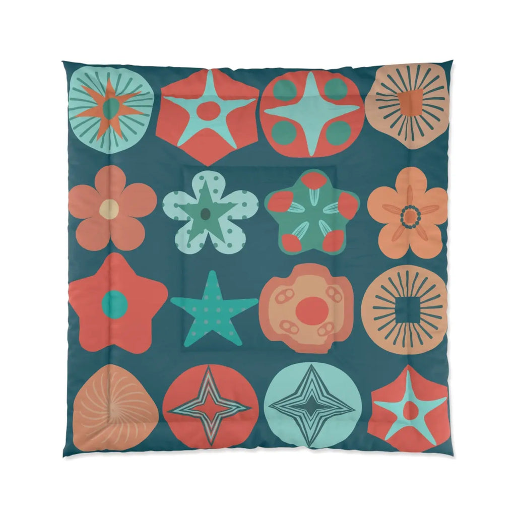 Vibrant Comforter - Colorful Geometrical Pattern - DipaliZ