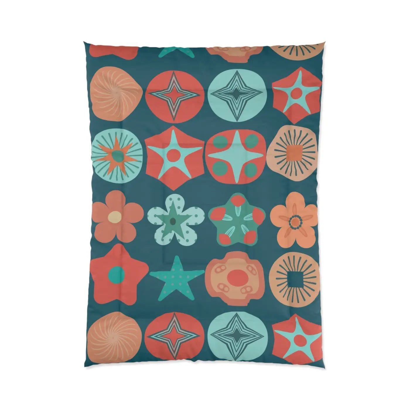 Vibrant Comforter - Colorful Geometrical Pattern - DipaliZ