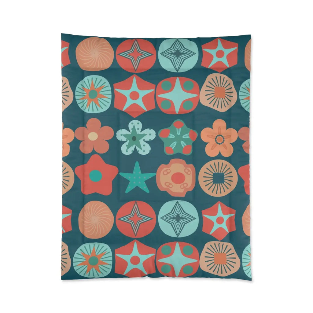 Vibrant Comforter - Colorful Geometrical Pattern - DipaliZ