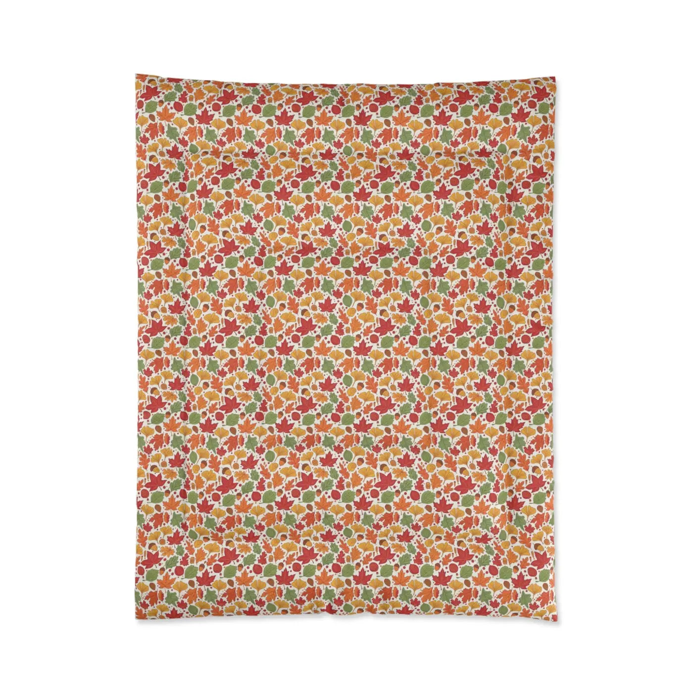 Cozy Comforter - Colorful Leaves Pattern Design - DipaliZ