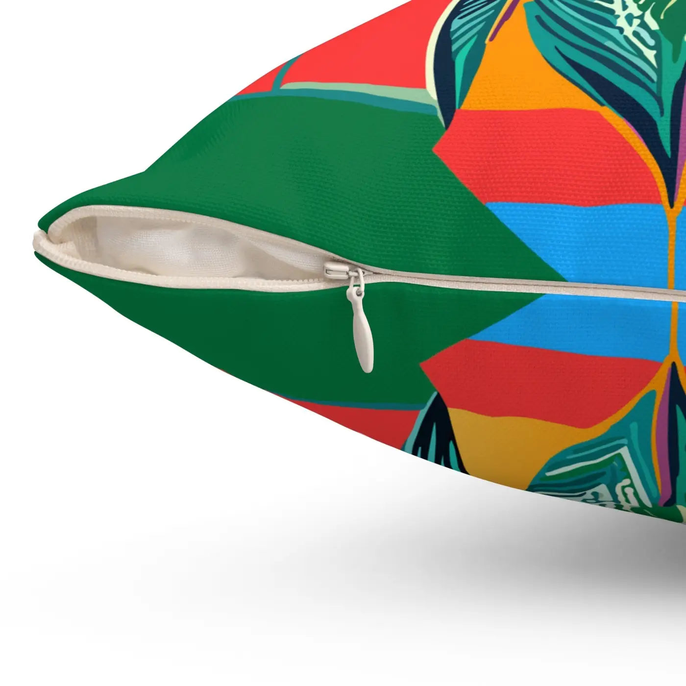 Colorful Mandal Pattern Polyester Throw Pillow - Vibrant Decor - DipaliZ