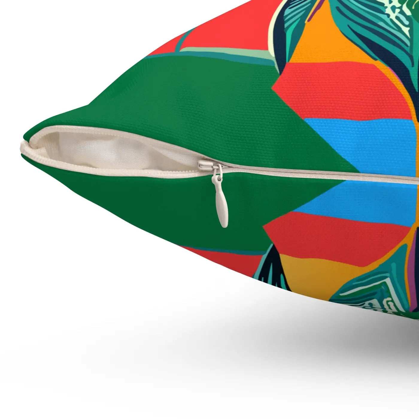Colorful Mandal Pattern Polyester Throw Pillow - Vibrant Decor - DipaliZ