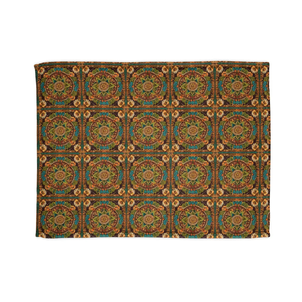 Soft Polyester Blanket - Colorful Patola Pattern - DipaliZ