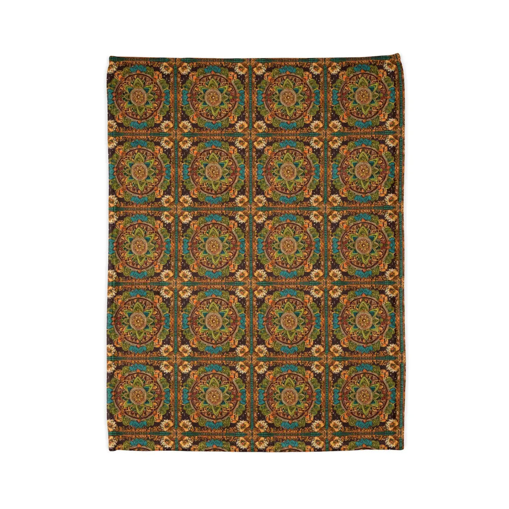 Soft Polyester Blanket - Colorful Patola Pattern - DipaliZ