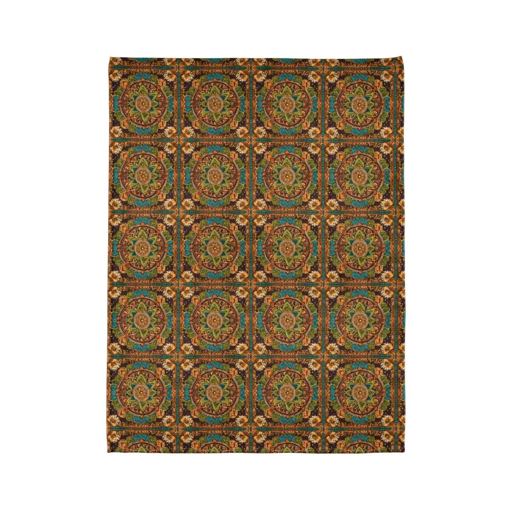 Soft Polyester Blanket - Colorful Patola Pattern - DipaliZ