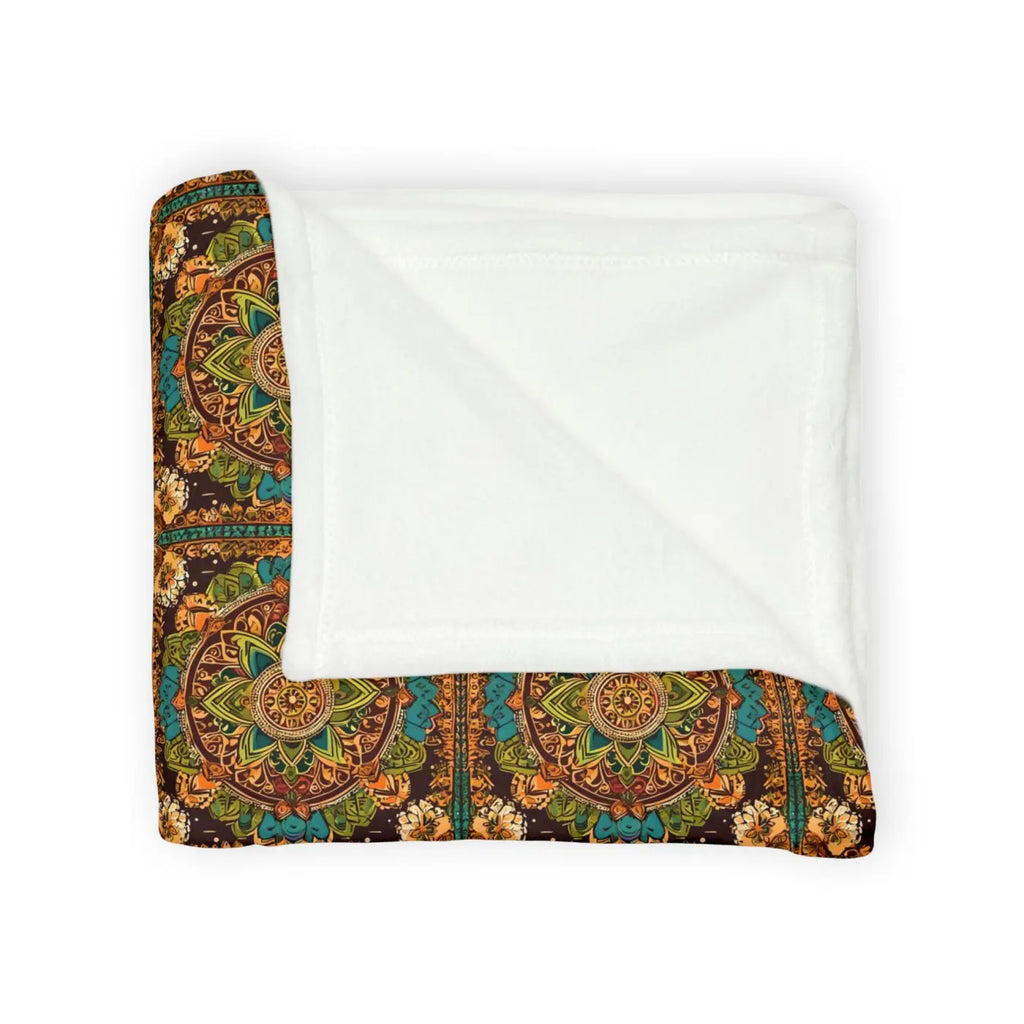 Soft Polyester Blanket - Colorful Patola Pattern - DipaliZ