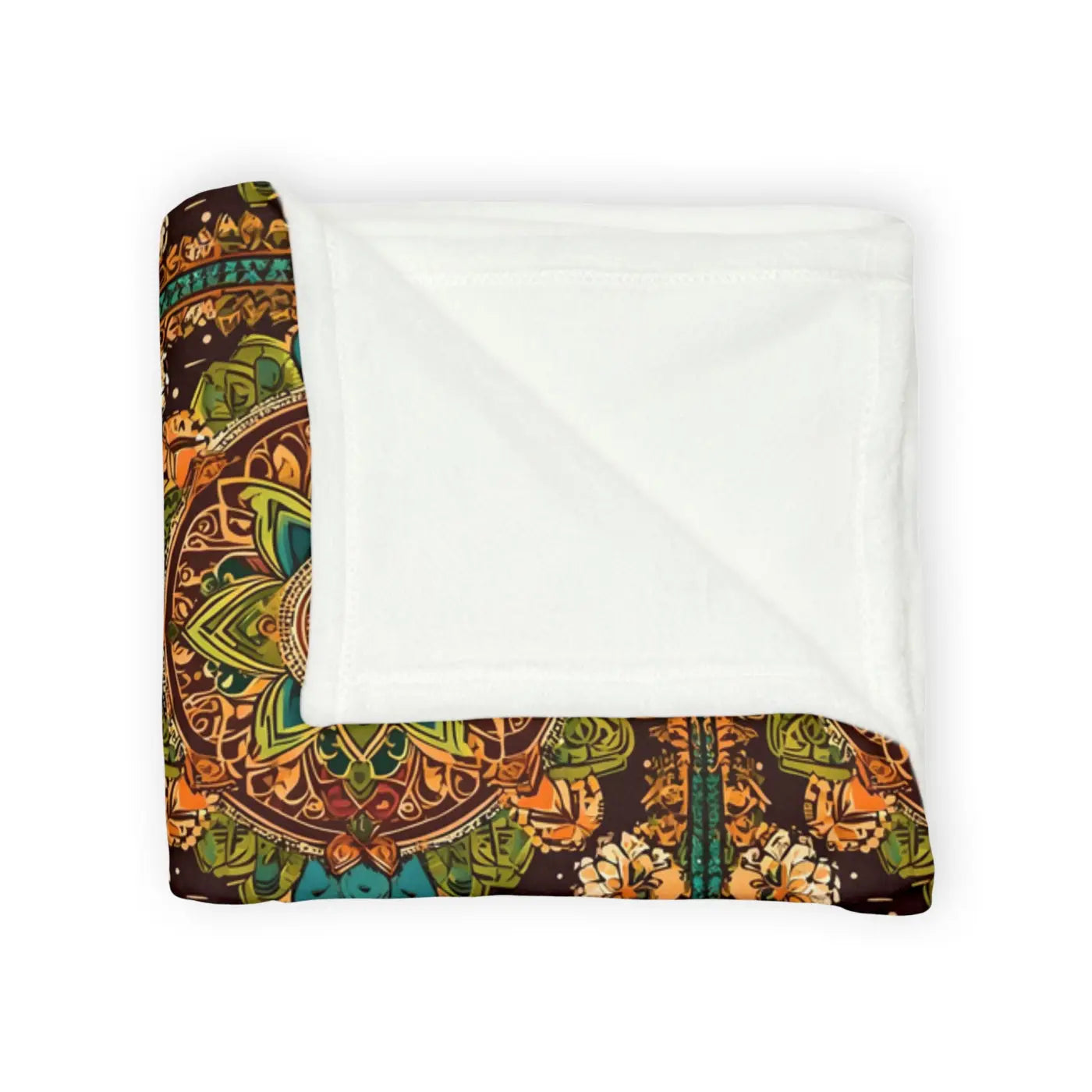 Soft Polyester Blanket - Colorful Patola Pattern - DipaliZ