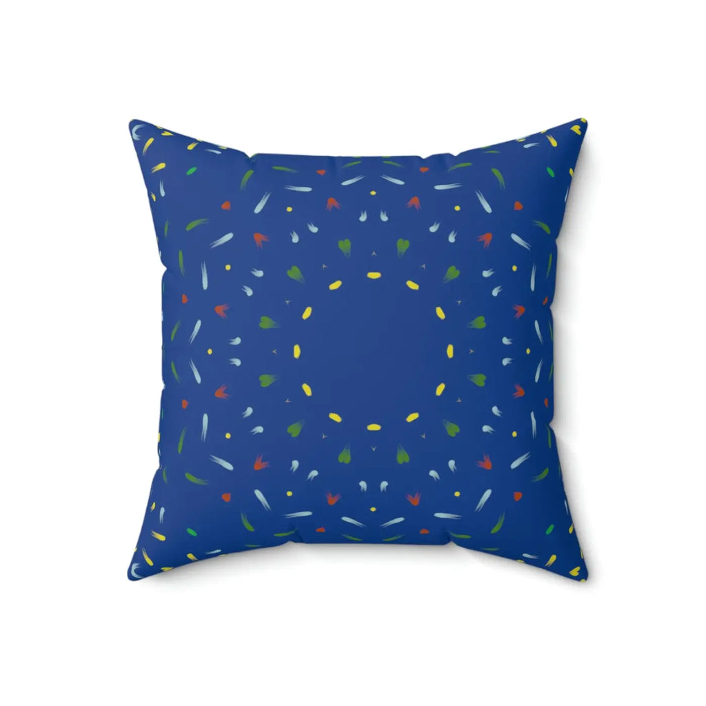 Colorful Pattern Spun Polyester Square Pillow - Home Decor - DipaliZ