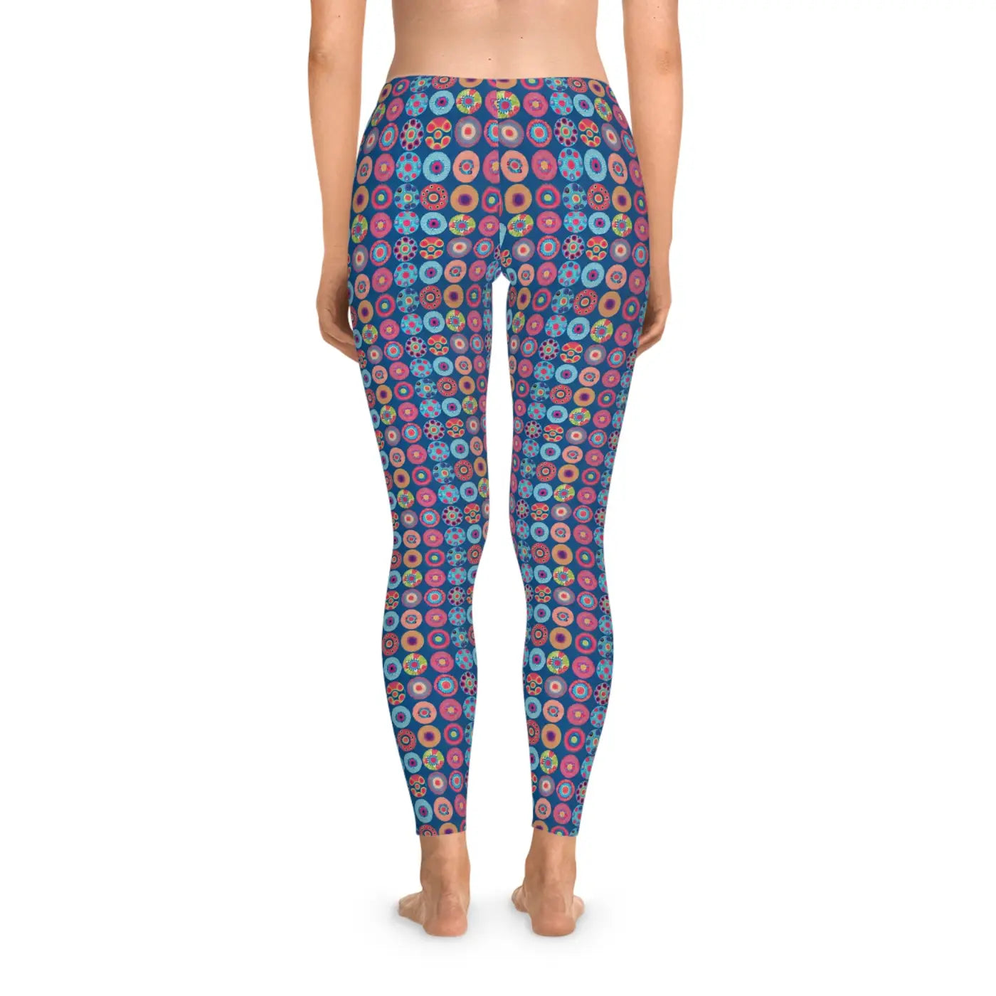 Colorful Pattern Spandex Leggings - Women's Activewear - DipaliZ